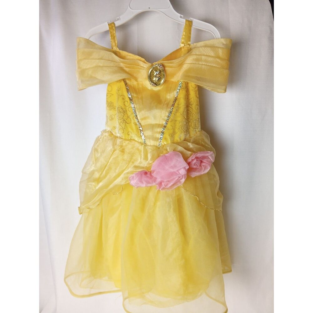 Disney Store Belle Beauty and the Beast Princess Costume Dress Girls Size 3